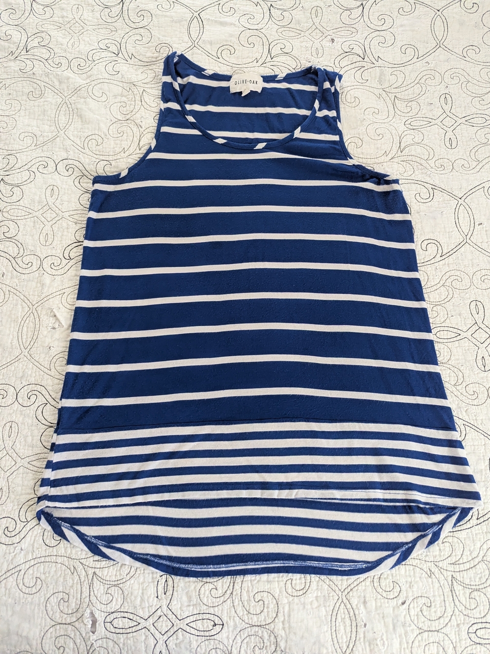Olive & Oak Striped Tank Top